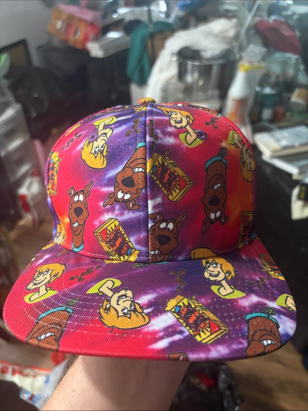 Scooby-Doo Kids Snapback Hat - Red & Purple